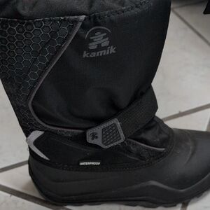 Kamik Kids Black Waterproof Boots